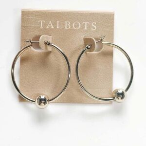 Talbots Gold Tone Hoop Earrings